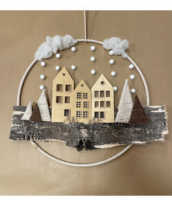 Workshop Scandinavische winter krans  woensdag  19 november 10:00 tot 13:00