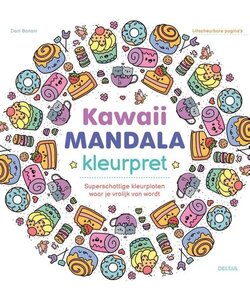 Kawaii Mandala kleurpret