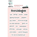 Studio Light Creative Craftlab Essentials Clear Stamp Feestdagen