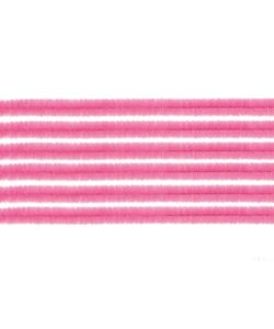 Chenilledraad 8mm 50cm 10st Roze