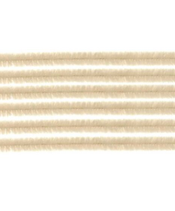 Chenilledraad 8mm 50cm 10st Beige