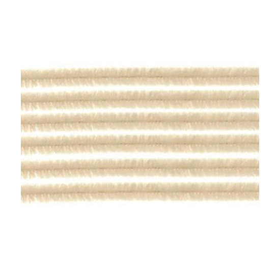 Glorex Inspirations Chenilledraad 8mm 50cm 10st Beige