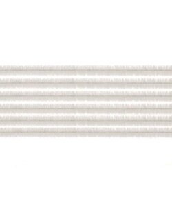 Chenilledraad 8mm 50cm 10st Wit