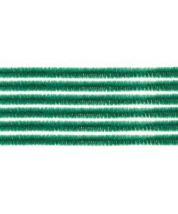 Chenilledraad 8mm 50cm 10st Groen