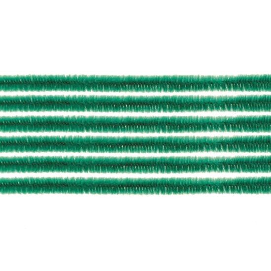 Glorex Inspirations Chenilledraad 8mm 50cm 10st Groen