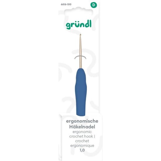 Gründl Ergonomische Haaknaald 1mm