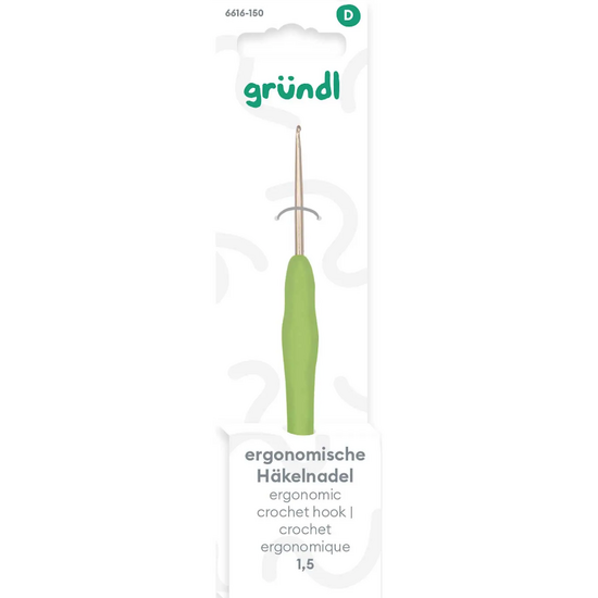 Gründl Ergonomische Haaknaald 1,5mm