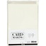 Creotime Kaarten & Enveloppen  Afmeting kaart 10,5x15cm 50st. off-white
