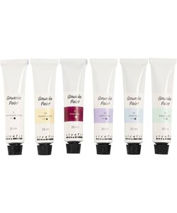 Gouacheverf, pastelkleuren, 6x20ml