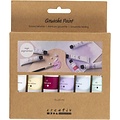 Creativ Company Gouacheverf, pastelkleuren, 6x20ml