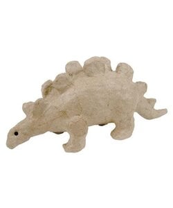 Papier mache Dino Stegosaure 18x6x8cm