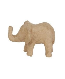 Decopatch papier mache Olifantje 10x8x7cm