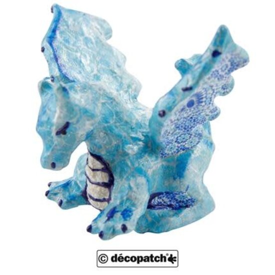 Decopatch Decopatch papier mache Draak 12x6,3x10,2cm
