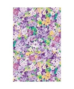 Vel Decopatch Papier Patroon Bloem Paars