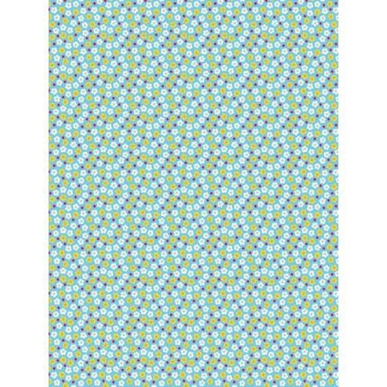 Decopatch Vel Decopatch Papier Patroon bloem Blauw