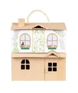 Decopatch papier mache Poppenhuis 25x24x27cm