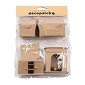 Decopatch Decopatch papier mache 6 miniatuur accessesoires - Woonkamer