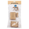 Decopatch Decopatch papier mache 6 miniatuur accessesoires - Slaapkamer