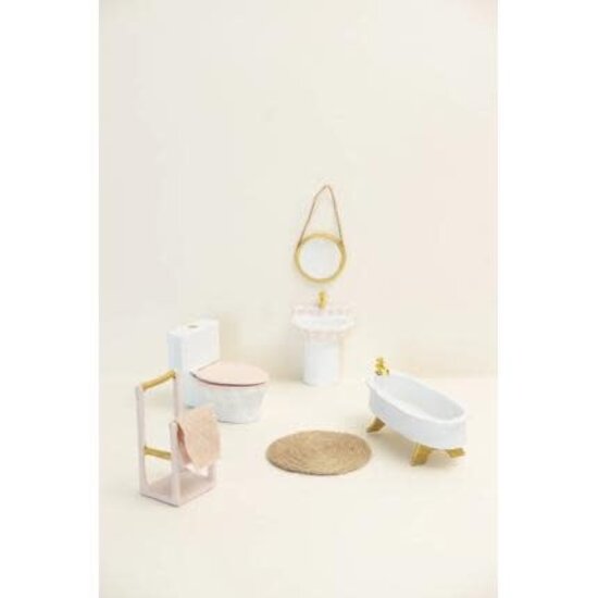 Decopatch Decopatch papier mache 6 miniatuur accessesoires - Badkamer