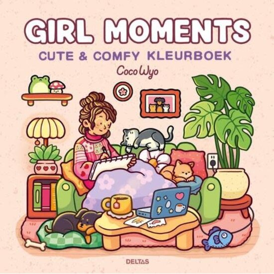 Deltas Girl Moments cute & Comfy Kleurboek Coco Wyo