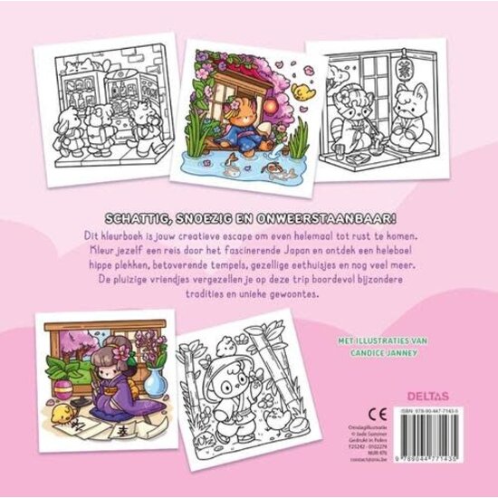 Deltas Cozy Japan Comfy Kleurboek Jade Summer