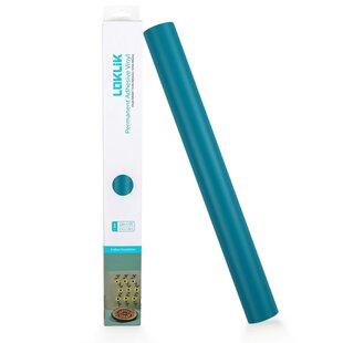 LOKLiK Permanent Zelfklevend Vinyl Mat Blauwgroen 30,5x180cm