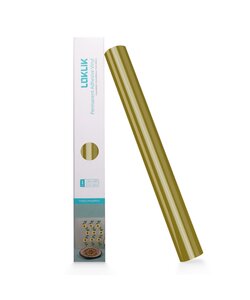 LOKLiK Permanent Zelfklevend Vinyl Glanzend Goud 30,5x180cm