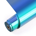 LOKLiK LOKLiK Permanent Zelfklevend Vinyl Holografisch Aqua Blauw 30,5x90cm