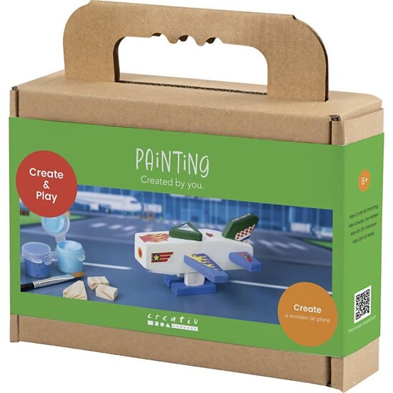Creativ Company Mini Hobbyset Schilderen Vliegtuig