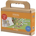 Creativ Company Mini Hobbyset Tekenen Geheugenspel en drie op een rij