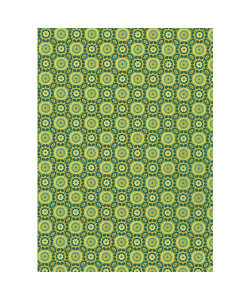 Vel Decopatch Papier Patroon appelgroen/d.gr.