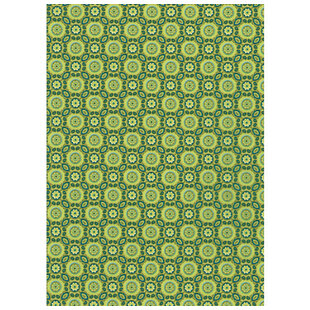 Vel Decopatch Papier Patroon appelgroen/d.gr.