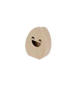 Decopatch Papier maché Lachend ei 4x10x12 cm