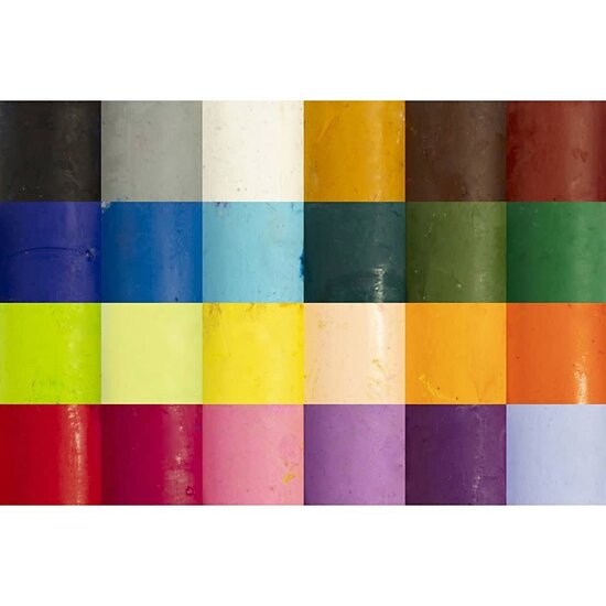 Creativ Company Oliepastels, dikte 11 mm, 24st, pastel kleuren