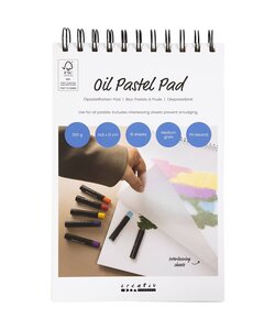 Papier voor olie pastels 14,8x21cm, 300g, 15vel