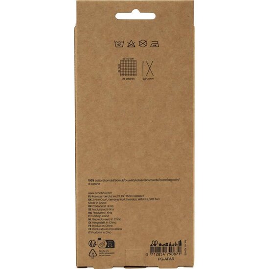 Creativ Company Katoengaren 5x50m, Natuurlijke kleuren