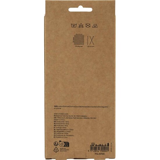 Creativ Company Katoengaren 5x50m, kleurrijk