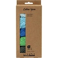 Creativ Company Katoengaren 5x50m, blauw/groen harmonie