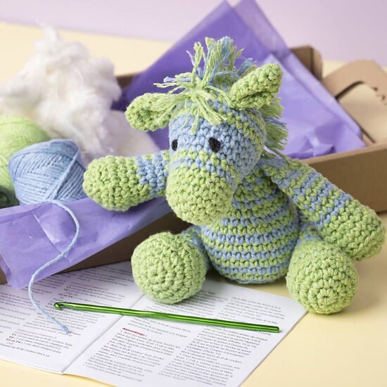 Creativ Company Katoengaren 5x50m, blauw/groen harmonie