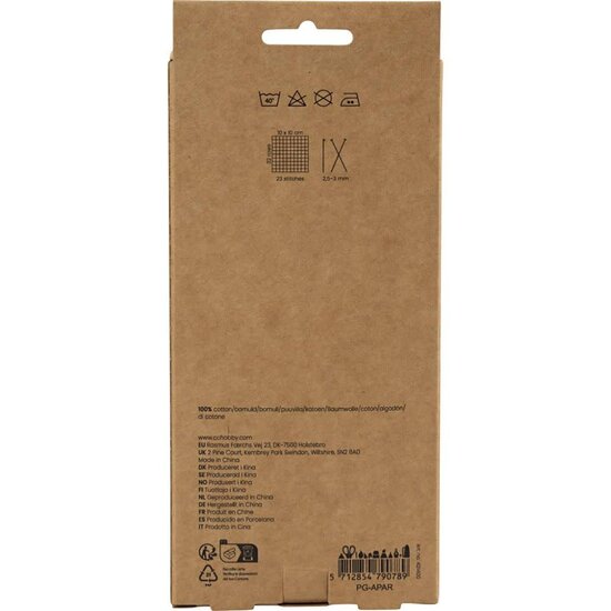 Creativ Company Katoengaren 5x50m, pastelkleuren