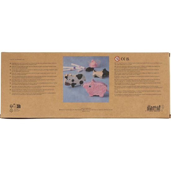 Creativ Company Houten dieren H: 3-14,5 cm, dikte 2 cm, 10st Boerderij,