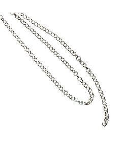 Ketting metaal 3,5mm x 1m Platina