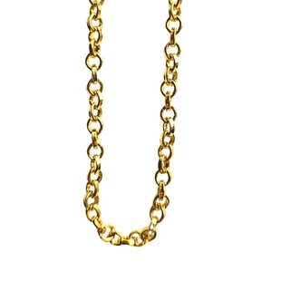 Ketting metaal 3,5mm x 1m goudkleurig