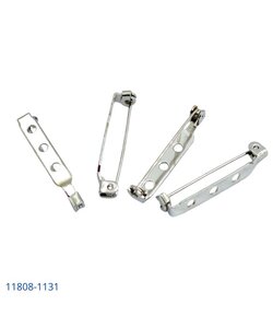 Brochespeld 32mm 4st zilver