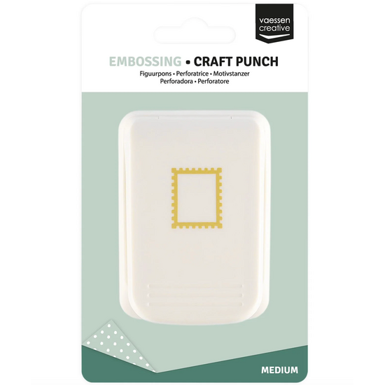 Vaessen Creative Vaessen Creative Figuurpons Embossing  Medium 2,8x2,4cm Postzegel
