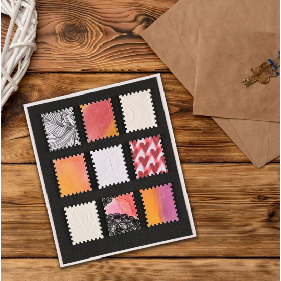 Vaessen Creative Vaessen Creative Figuurpons Embossing  Medium 2,8x2,4cm Postzegel