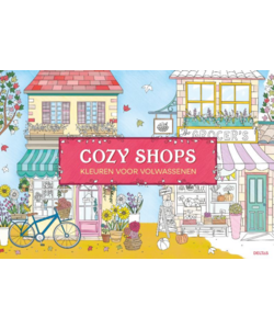 Kleurboek voor volwassenen, Cosy Shops