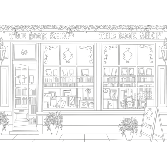 Deltas Kleurboek voor volwassenen, Cosy Shops