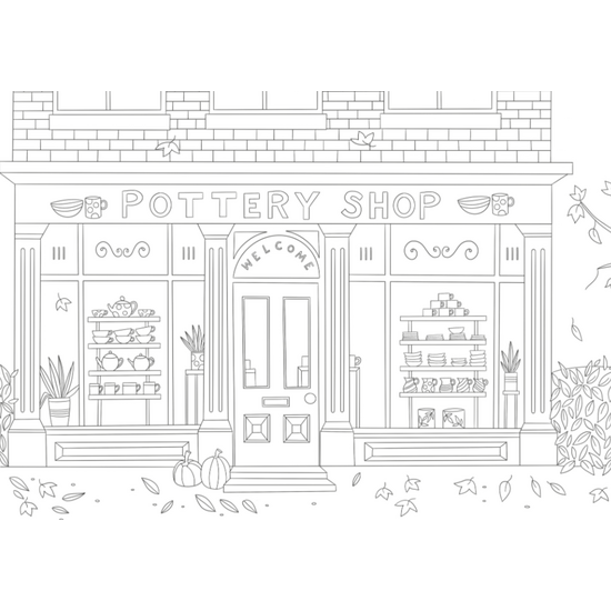 Deltas Kleurboek voor volwassenen, Cosy Shops