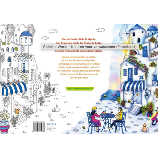Deltas Kleurboek voor volwassenen, Colorful World